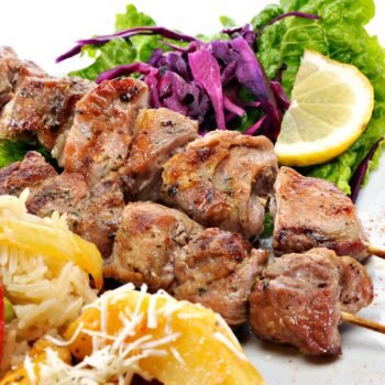 *NEW* Chicken Souvlaki Meal (per person)
