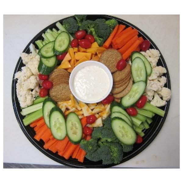 Vegetable and Cheese Tray (per person)
